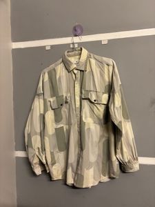 Abstract Print Long Sleeve Shirt