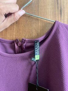 B1G1 Purple Cutout Mini Dress