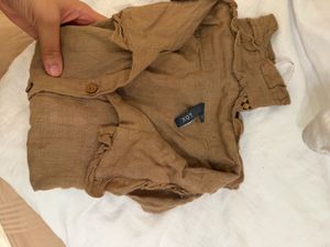 brown tan top
