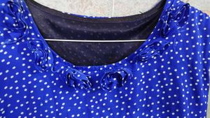Blue Polka Dot Dress