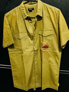 Forever 21 Olive Green Twill Shirt