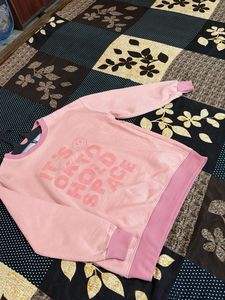 Cute Pink Graphic Sweatshirt