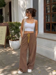 Brand new Brown wide-leg Corduroy Pants (S)