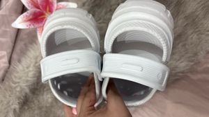 y2K cute ribbon crocs