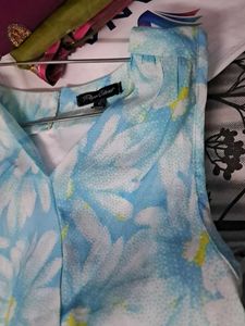 Light Blue Floral Dress
