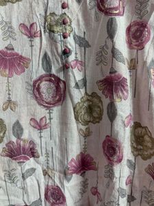 Floral Print Kurta Set with Dupatta