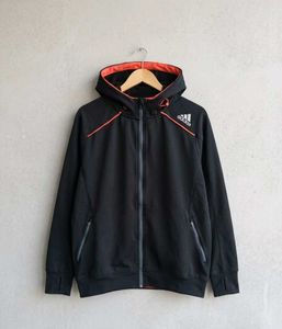 Adidas Black Zip-Up Hoodie Jacket