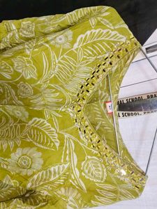 Stylish Green Floral Kurta