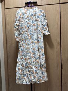 AND brand Floral Print Midi Dress