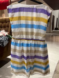 Colorful Striped Casual Dress