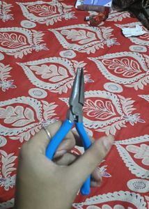 Blue Handle Long Nose Pliers