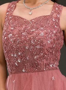 Stunning Embellished Ethnic Gown + dupatta