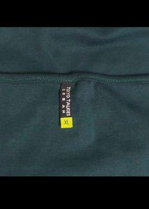 Solid Green Spaghetti Strap Crop Top
