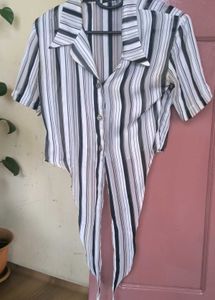 Combo stylish stripe and floral shirt women