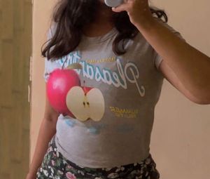 Cute Apple crop top