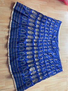 Royal Blue Embroidered Lehenga