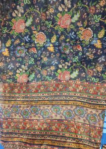 Chanderi Cotton Digital Floral Print Saree