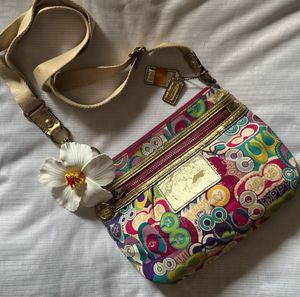 Coach Poppy Signature Graffiti Crossbody bag