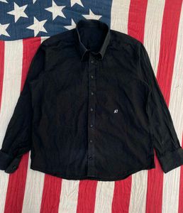 Classic Black Button-Down Shirt