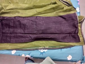 New Olive Green Organza Soft Silk Saree