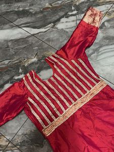 Stunning Red Silk Gown