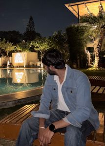 BLUE Denim Jacket - (SIZE-XL) Stylish& Versatile