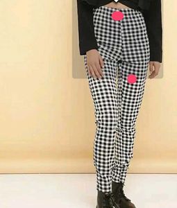 Checkered Print Pants