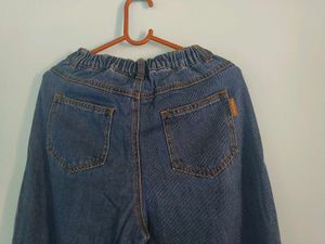 Wide Leg Denim Jeans