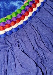 Blue Sleeveless Top