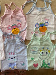 Cute Baby Tie-up Cotton Tops ( 7 pieces)