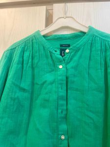 GAP Green Button-Up Shirt