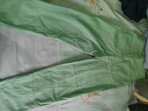Mint Green Relaxed Fit Jeans