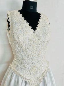 Elegant White Bridal Gown
