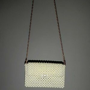 Pearl Clutch Cum Sling Bag