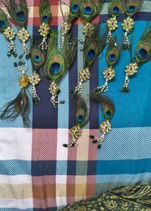 kundan and morpankh brooche for  baraat swagat