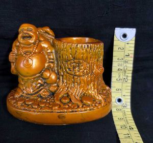 Laughing Buddha Pen Holder