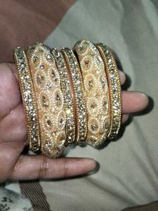 Exquisite Beaded Bangles Set