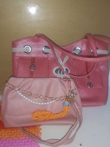 combo Pink Handbags