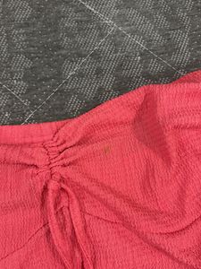 Beautiful Coral Textured Blouse