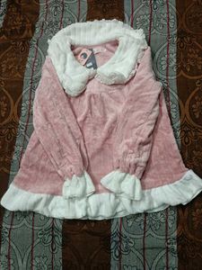 Cozy Pink Fluffy Nightdress