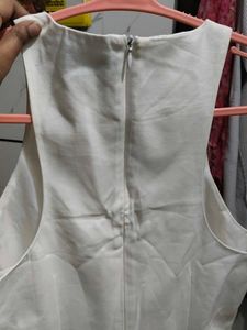 Classic White Sleeveless Dress