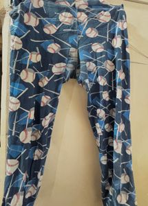 Baseball Print Leggings