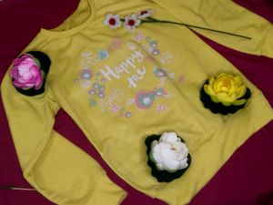 Cute Yellow &amp; Pink Tops for Girls