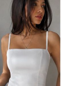White leather top