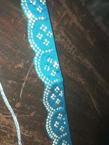 stunning peacock blue Hip Belt