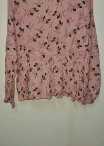 LOV by Westside Pink Floral Print Kareena top