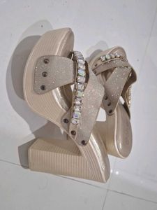 Sparkling Wedge Sandals