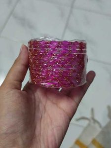 Beautiful Set of Pink Bangles(12)