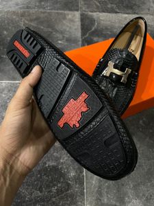 Men’s Hermes Croco Leather Top Quality Loafer
