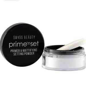 Swiss Beauty Primer Mattifying Setting Powder With